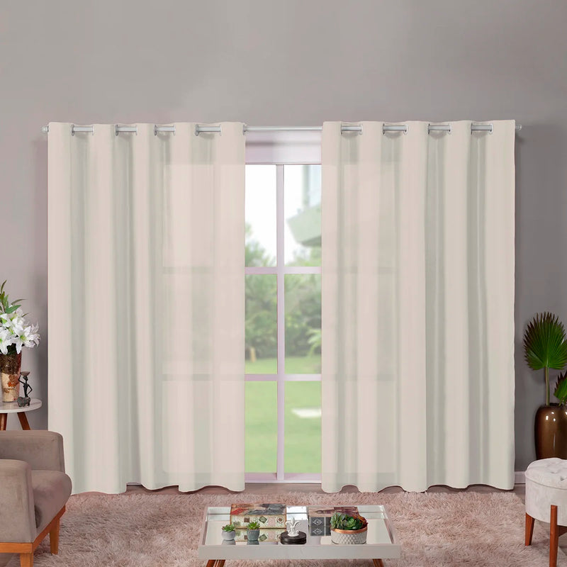 Cortina Roma 3.00 L X 2.20 (Parede Inteira) (Decoração, Sala, Quarto, Escritório)