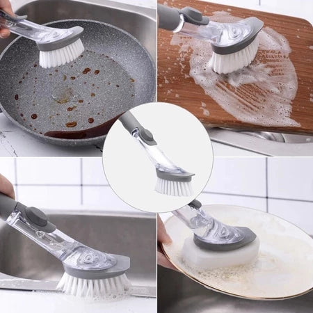 Escova de Limpeza  com Dispenser Detergente