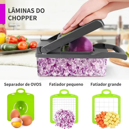 Cortador e Ralador Multifuncional 16 em 1